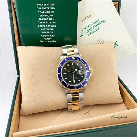 rolex submariner bracciale oro e ghiera in oro usato